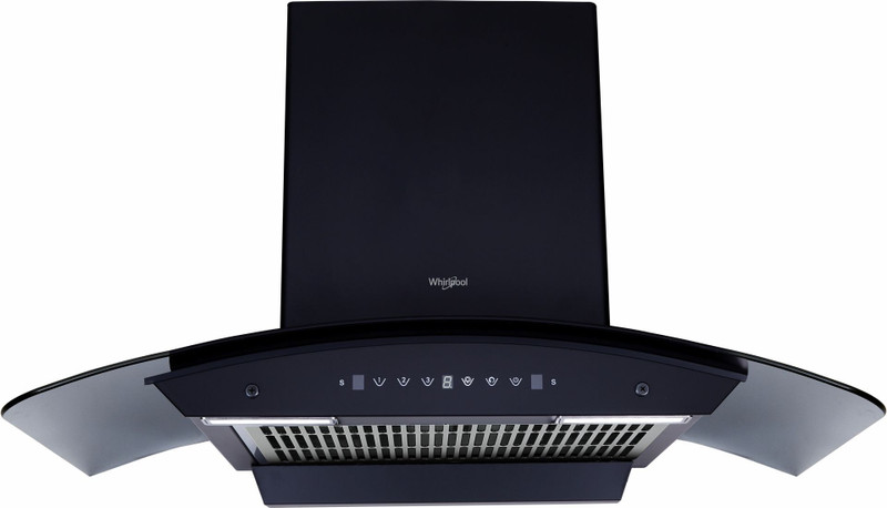 Elica WDFL 600 BLDC HAC LTW MS NERO Auto Clean Curved Glass 60 CM | BLDC Motor | 15 Years Motor Warranty|Heat Autoclean| Gesture Control| Filterless|Powerful Suction | Low Noise Wall Mounted Black 1500 CMH Chimney