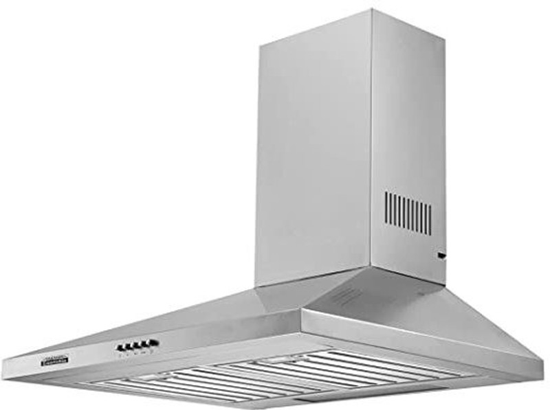 Padmini Essentia Ace 60 SS Silver 1150 m3/hr Suction Wall Mounted Silver 1150 CMH Chimney