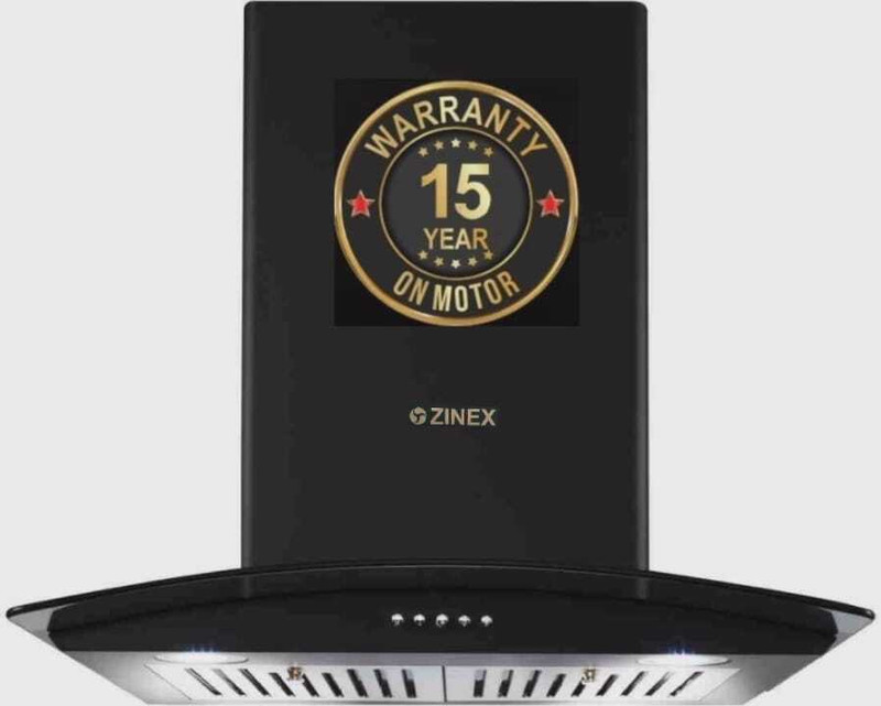 zinex PLUTO 60 BK BF PB Wall Mounted Multicolor 1400 CMH Chimney