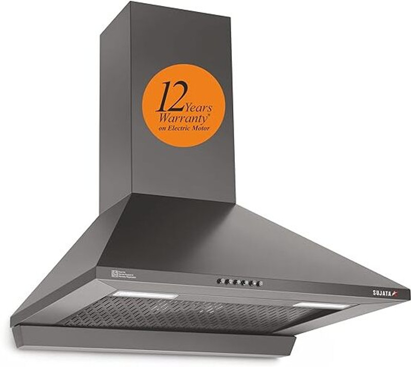 Hindflame Stella SL GL 60 Auto Clean Wall Mounted Black 1250 CMH Chimney