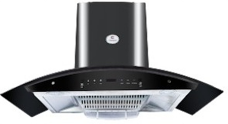 Preethi KH212 Auto Clean Wall Mounted Black 1200 CMH Chimney
