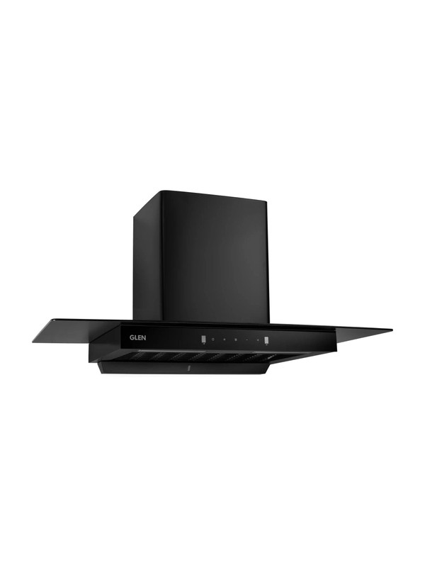 Glen Pace Slim 1200 CMH 90 cm T-Shape 90cm| Touch & Gesture Control| Autoclean| Filterless|Powerful Suction| Low Noise Auto Clean Chimney(Wall Mounted, Black)