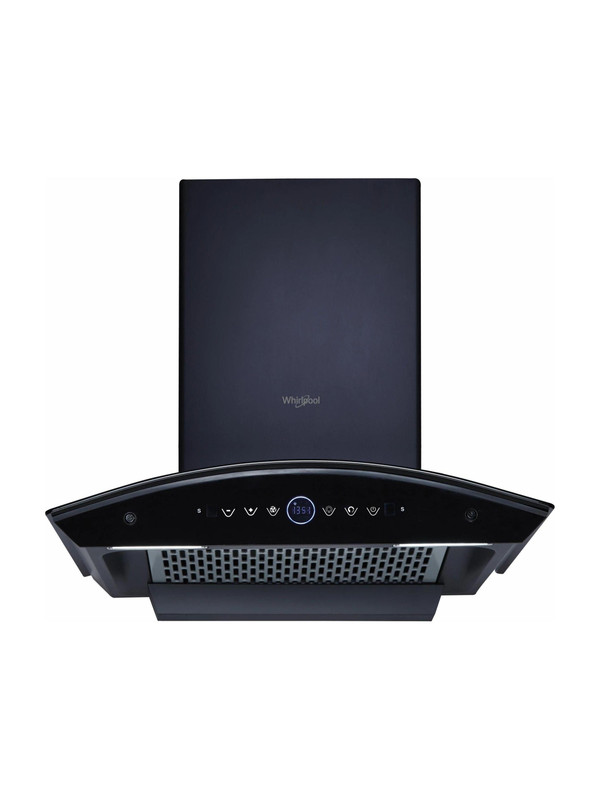 Whirlpool CGFL PRO 600 BLDC HAC BK HOOD 1600 CMH 60 cm Auto Clean Chimney(Wall Mounted, Black)