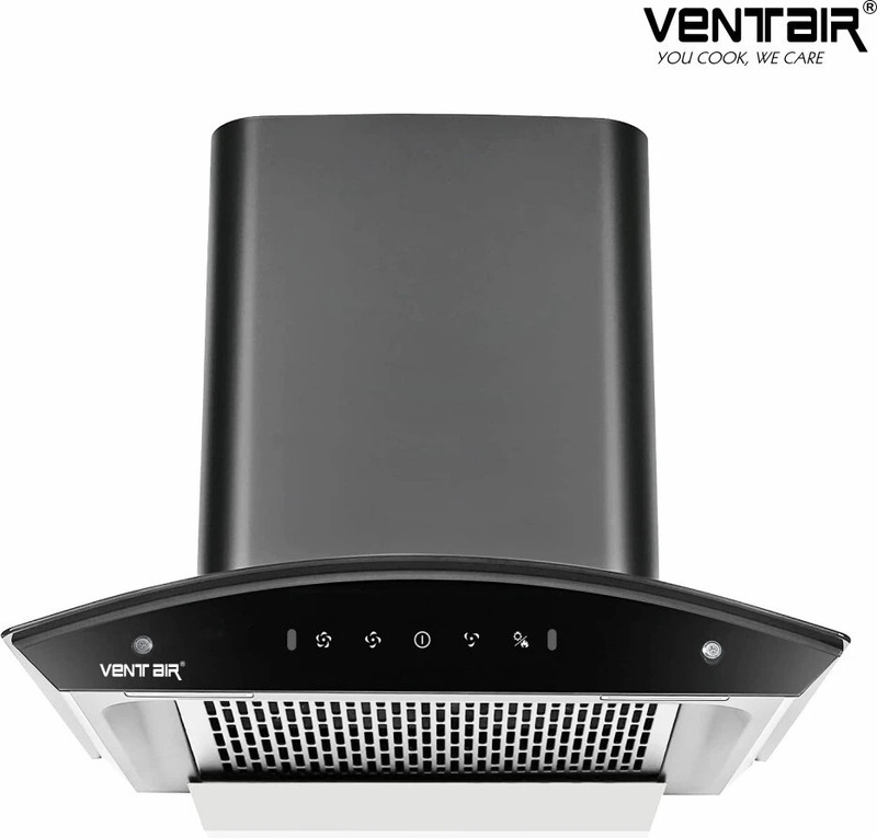 Ventair Auto Queen Motion Sensor Auto Clean Wall Mounted Black 1200 CMH Chimney