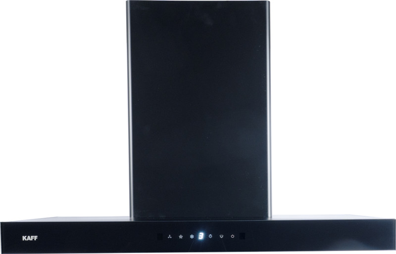 Kaff MONTE DHC 90 Auto Clean T Shape, Touch & Motion Sensor, 2 Years Comprehensive Warranty on Product and Lifetime (10 Years) warranty on motor Wall Mounted Black 1400 cm Chimney