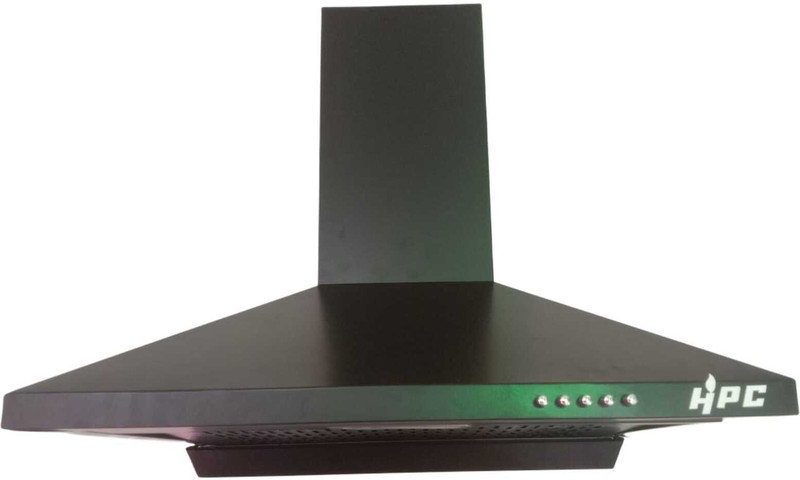 HPC king 60 cm eco push Button Ceiling Mounted black 1150 CMH Chimney