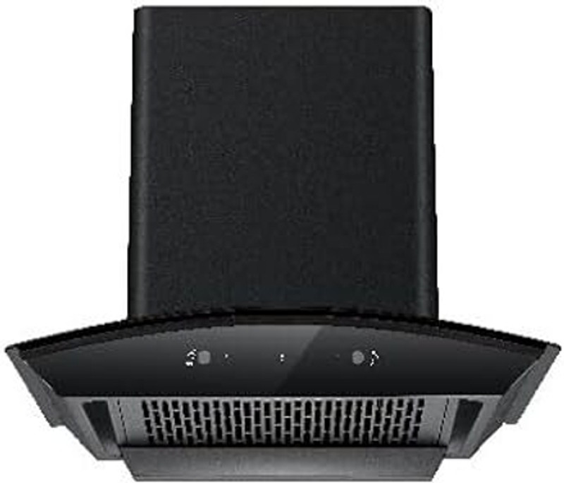 Sunflame SERENO Auto Clean Wall Mounted BLACK 1400 CMH Chimney