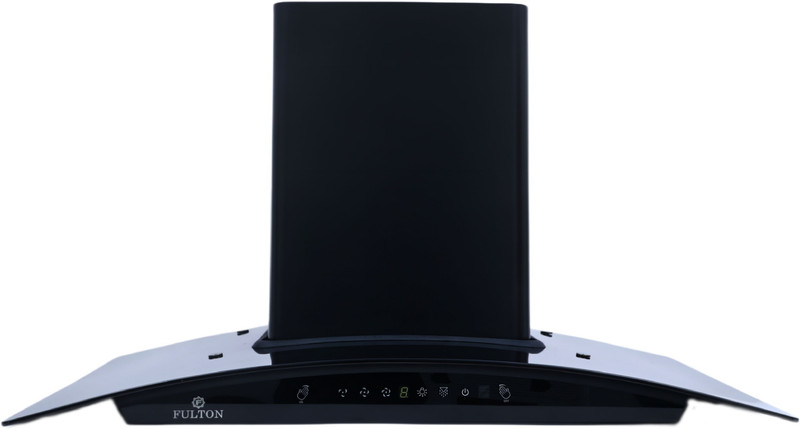 FULTON T SHAPE 60 CM Auto Clean Wall Mounted BLACK 1455 CMH Chimney
