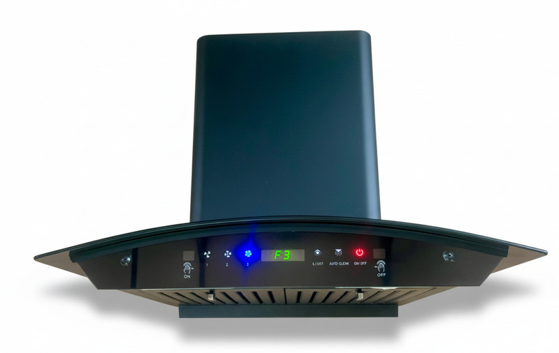 IFB Cooker Hood CS AC FL P 60 Auto Clean Wall Mounted Black 1100 CMH Chimney