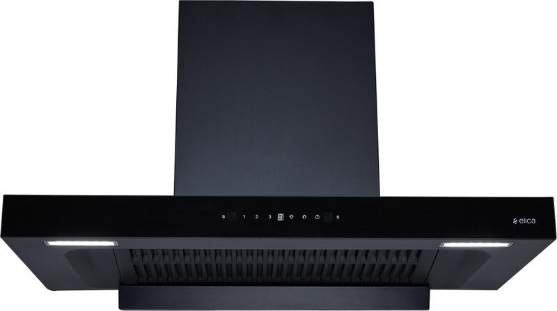 Elica FLAT FL 900 MAX BLDC HAC LTW MS NERO ( FULL GRILL) Auto Clean Wall Mounted Black 1600 CMH Chimney