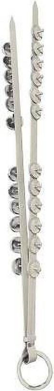 SG MUSICAL SGM-C18 (Pack of 2) 16 Jingle Iron Chimta Chimta Instrument