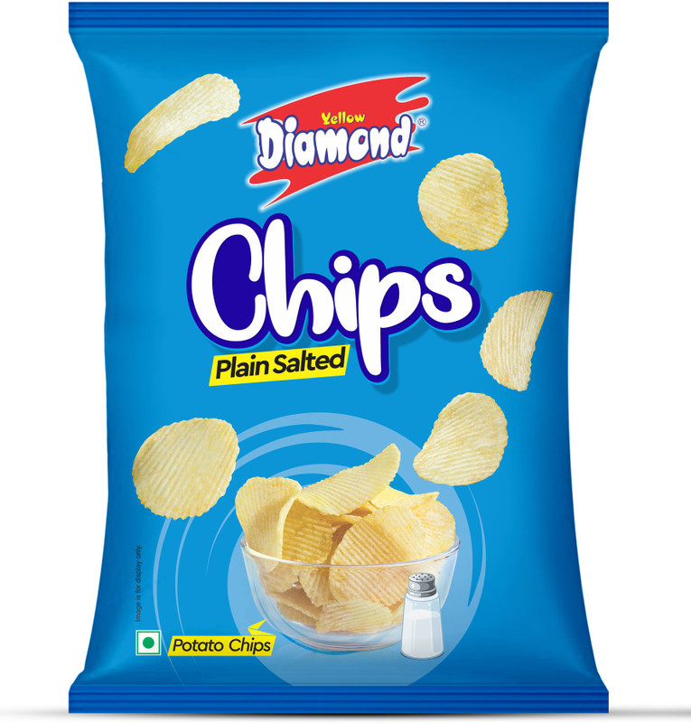 Yellow diamond Plain Salted Chips(85 g)