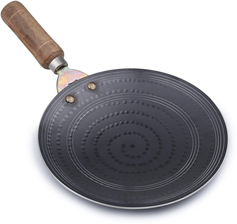 VISMAY'S VISMAY'S Wire handle Smooth Edge Loha Tawa 9.50inch Tawa 23.5 cm diameter(Iron)