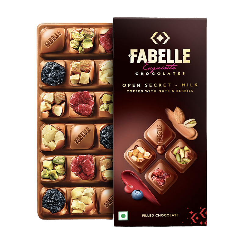 Fabelle Mousse With Nuts And Berries Chocolate Bars(121 g)