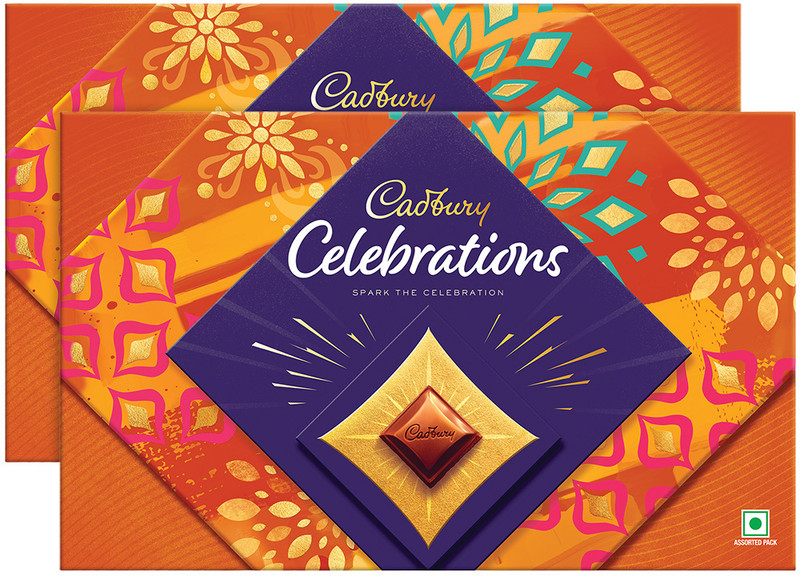 Cadbury Celebrations Assorted Chocolate Gift Pack Bars(2 x 179.66 g)
