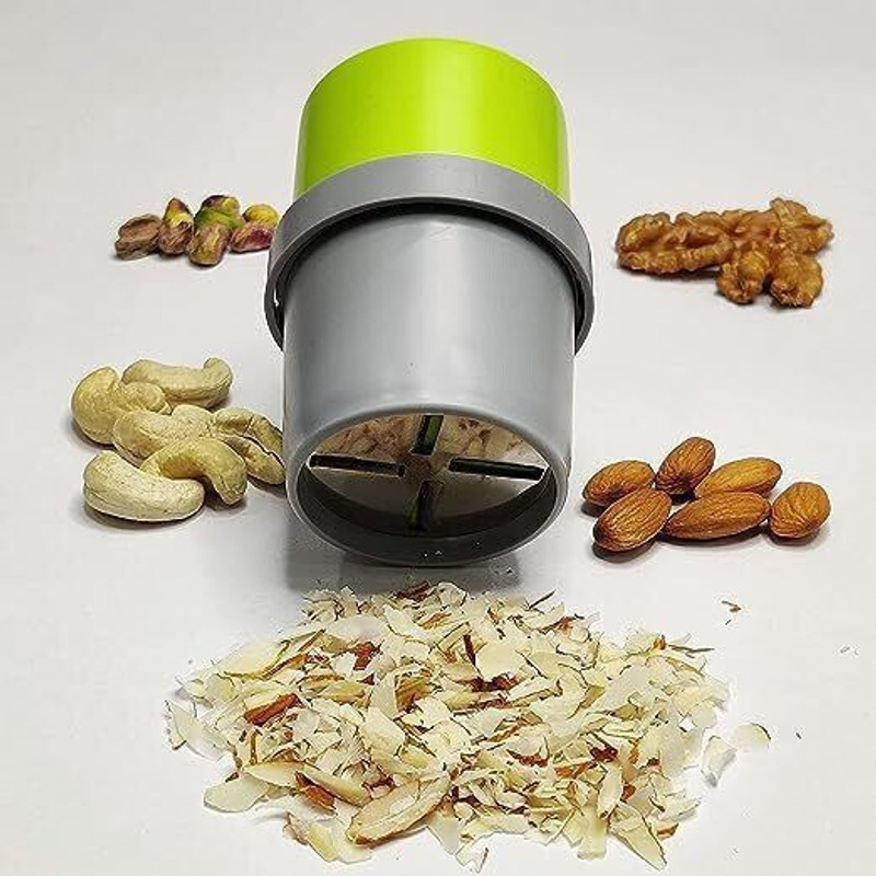 SOFACASA Dry Fruit Cutter Slicer Grinder Dryfruit Grater for Cashew Nut Hazelnut Almond Fruit Slicer(1 chopper)