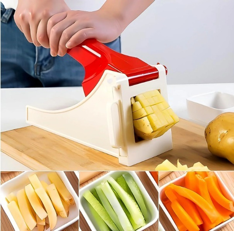WHAAKART Potato & Vegetable Chips Maker, Chipser, Quick Fruits And Vegetable Cutter Electric Potato Chopper(1 chopper)