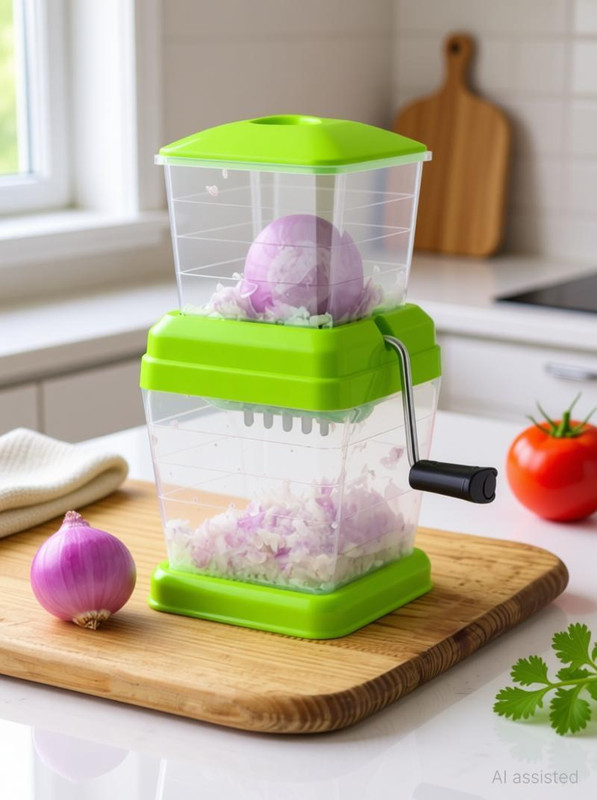 Hk nappy Veg Cutter and Chopper: Like Onion, Chilly, Tomato, etc. Chopping Vegetable & Fruit Chopper(1 Chopper)