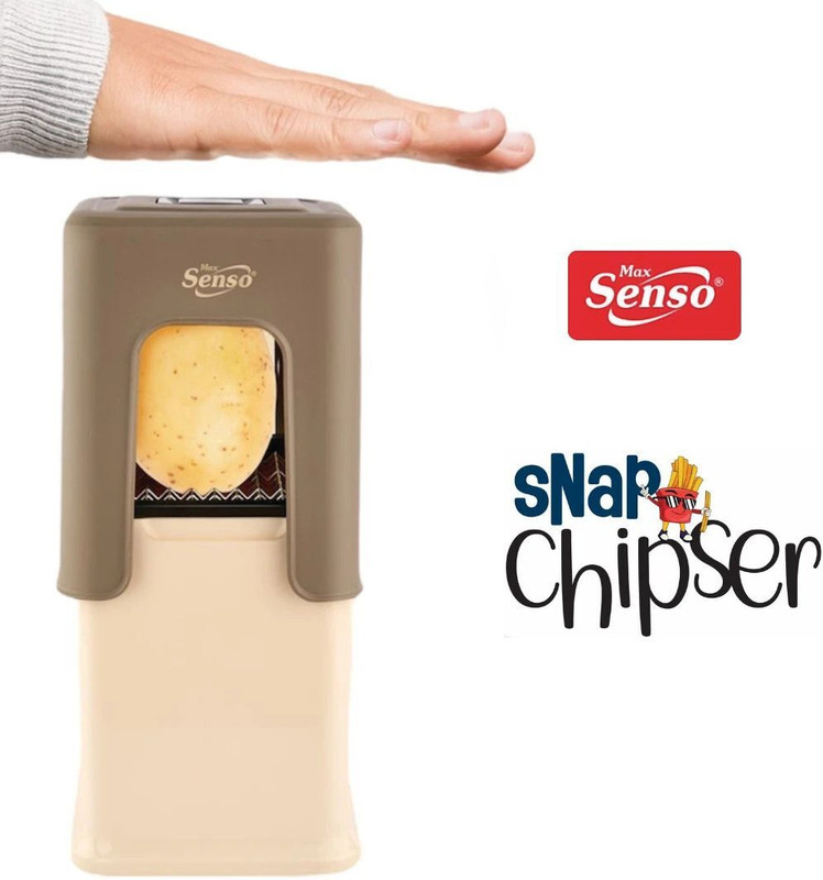Max Senso Unbreakable Finger Chips Machine , Super Efficient French Fries Cutter Vegetable & Fruit Chopper(1 pc Chopper)