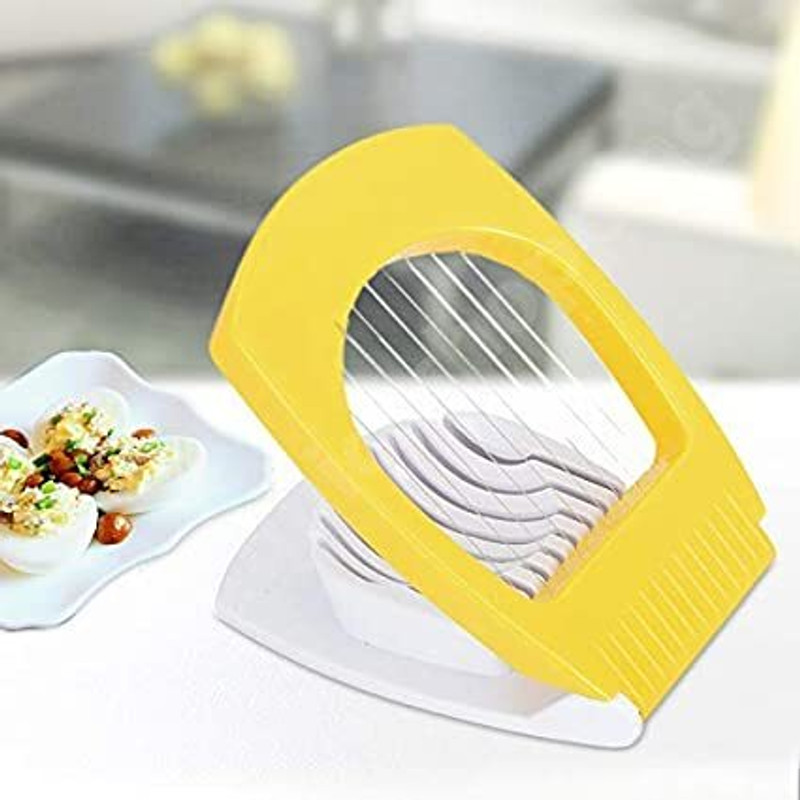 Starcrush Starcrush 2 in 1 egg cutter Plastic Egg Separator(Multicolor, Pack of 1)