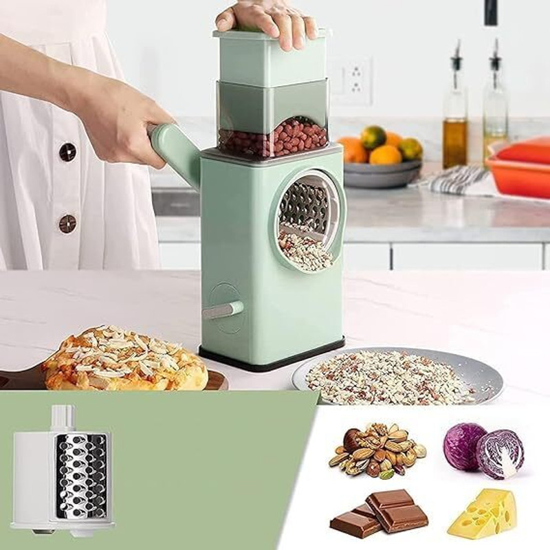 BBD Kitchen Shop Cheese Grater Mandoline Slicer for Kitchen Vegetable & Fruit Slicer Vegetable & Fruit Grater & Slicer(1 chopper)