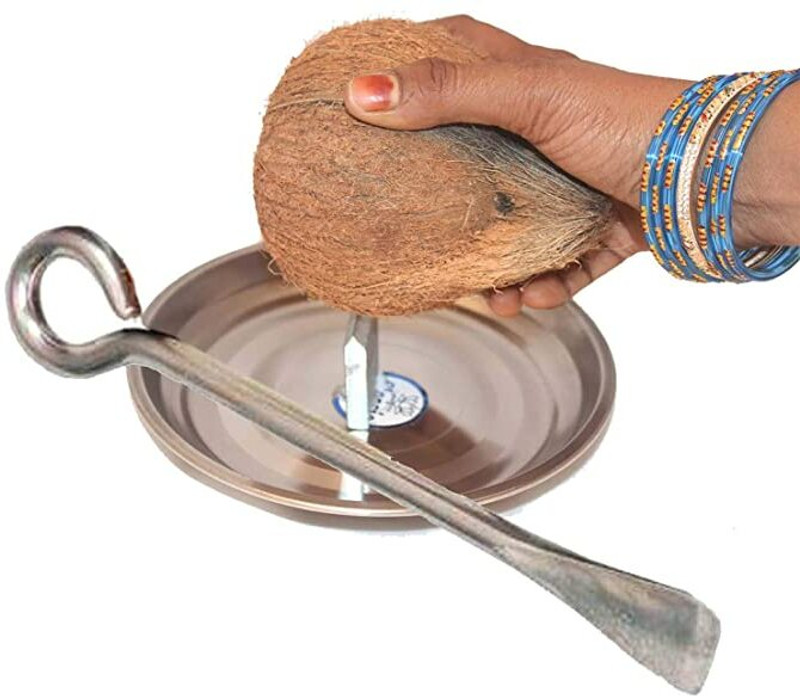 amudarya coconut breaker rod Kitchen Tool Set(steel, Chopper)