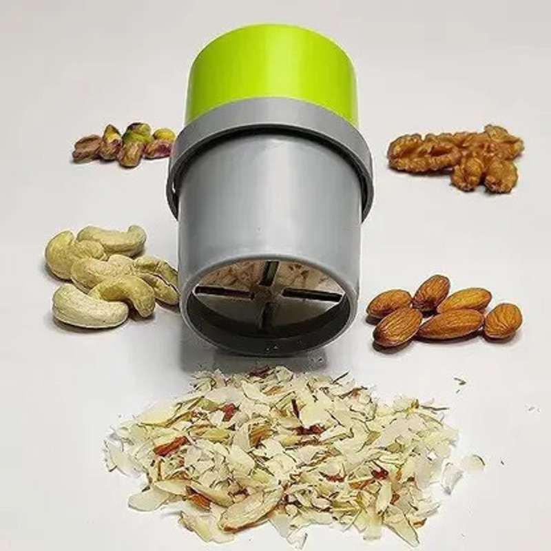 al zahar Dry Fruit Cutter,Slicer, Grinder, Choppers with 3 Blade for Kitchen Fruit Slicer Electric Grater & Slicer(1 chopper)