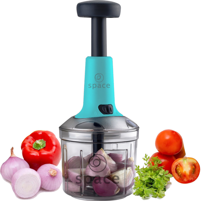 Flipkart SmartBuy New Big size Hand Push 1000 ML with 5 Stainless Steel Blades Vegetable & Fruit Chopper(1 PUSH CHOPPER)