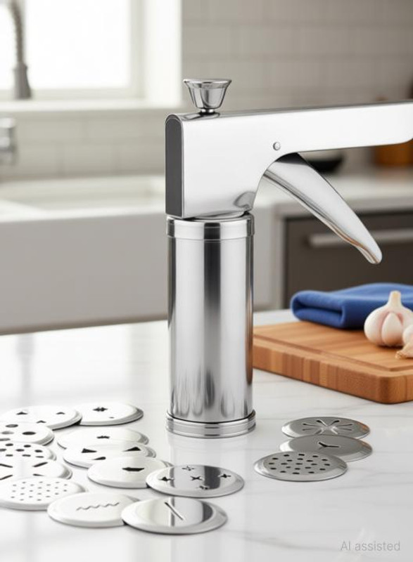Hetarmi Kitchen Press with 15 attachments - Snacks Maker Chopper(1)