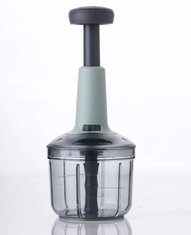 Mataiva Chopper Mixer Cutter to Cut Onion, Salad, Tomato, Potato Slicer & Vegetable Vegetable & Fruit Chopper(1 PCS 900ml Push chopper green)