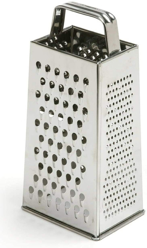 warivo Stainless Steel Grater /chopper / Chipser / Kaddukas/ Jumbo Size/slicer Vegetable & Fruit Grater & Slicer(1)