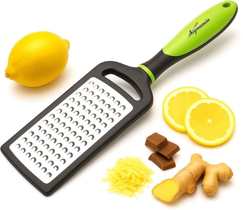 Signamio by NR Hand Kadukas Cheese Grater and Vegetable Shredder for Kitchen Stainless Steel Vegetable & Fruit Grater(1 Pcs of Cheez Grater)