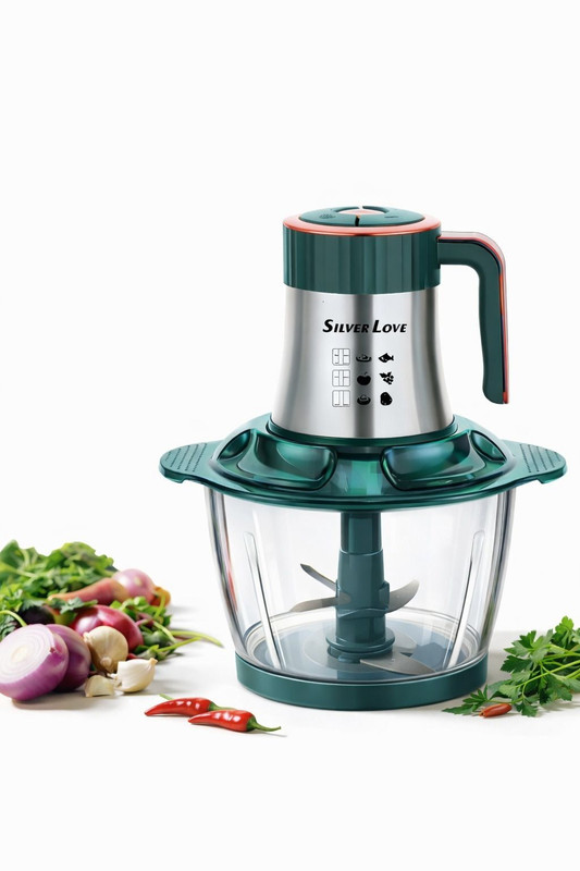 silver love by RAJ ELECTRONICS ELECTRIC MEAT GRINDER Electric Chopper(1 chopper)