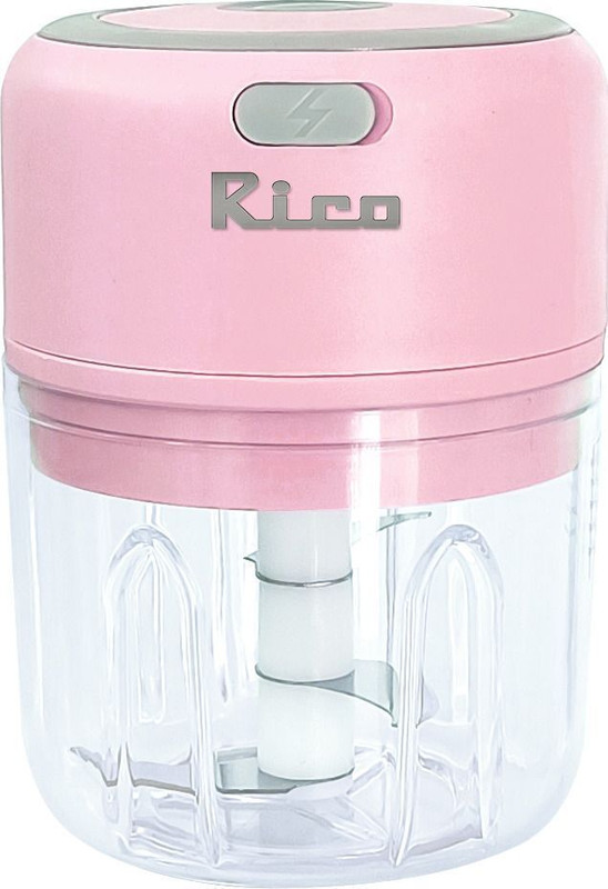 Rico by Rico Rechargeable Chopper for Kitchen | 1200 mAh Battery | USB-C Type Charging Electric Vegetable & Fruit Chopper(1 chopper)