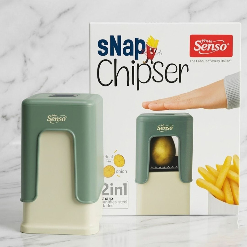 Max Senso Unbreakable Finger Chips Machine , Super Efficient French Fries Cutter Vegetable & Fruit Chopper(1 pc Chopper)
