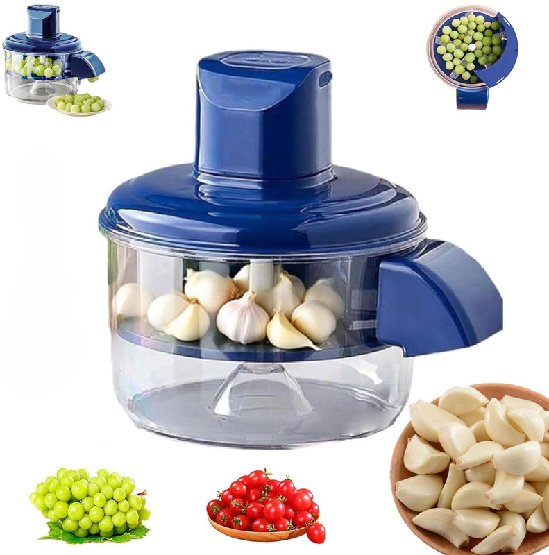 KVVTRADES Electric Peeler Machine for Garlic & Small Fruits Electric Vegetable & Fruit Chopper(1 Peeling Machine)