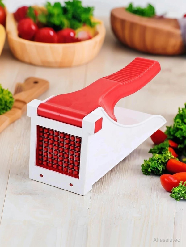HASHONE by HASHONE Plastic French Fry Chipser, Potato Chipser/Potato Slicer Vegetable & Fruit Chopper(1 Vegetable Cutter)
