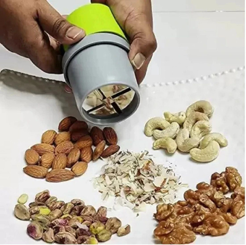Fitaza by FITAZA Dry Fruit Cutter Slicer Grinder Grater for Cashew Nut Hazelnut Almond Slicer Fruit Grater & Slicer(1 chopper)