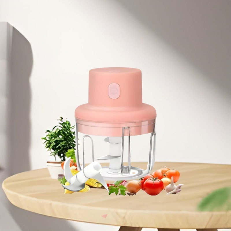 Vaishnavisu Pink::Clear Electric Vegetable & Fruit Chopper(1 chopper)
