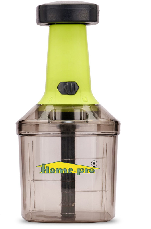 Home-pro Manual Chopper | Vegetable Cutter | Hand Chopper | Stainless Steel Blade Vegetable & Fruit Chopper(Pushing Chopper 1000 ML)