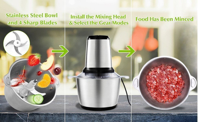 Earthway Chopb by 1 Electric Vegetable & Fruit Chopper(1 FOOD CHOPPER)