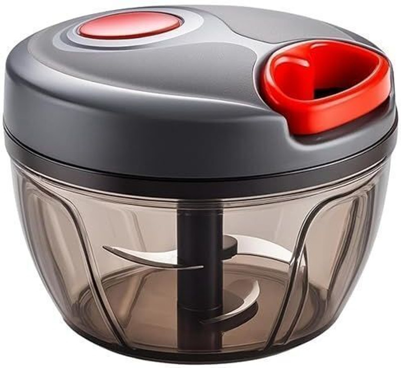DeoDap by Gambit 450ML Manual Hand Held Chopper / Pull Chopper / Vegetable Cutter / Dori Chopper Vegetable & Fruit Chopper(1 X 450 ML Handy Chopper)