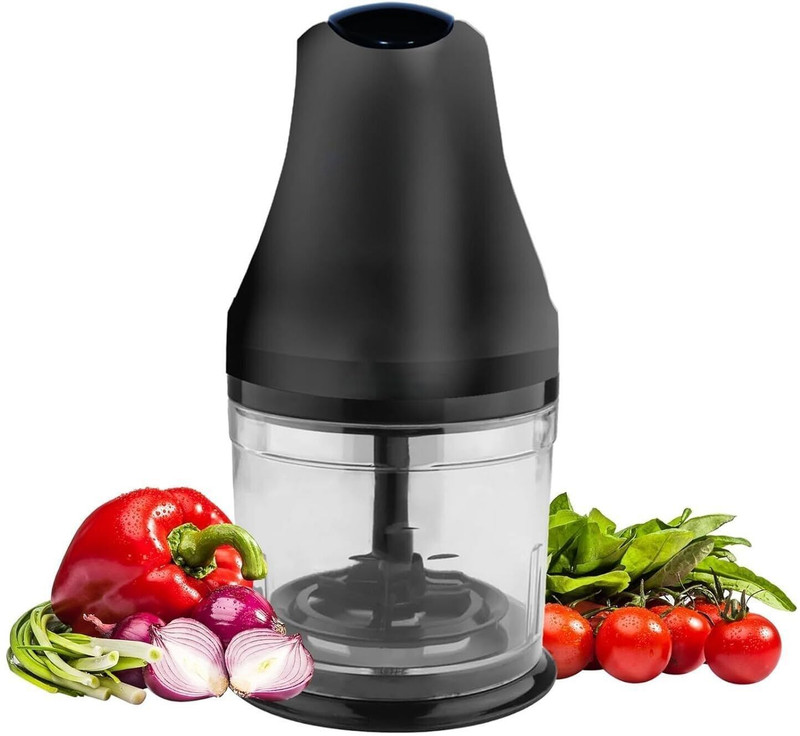 Brolecks 600ml Unbreakable Bowl & Stainless Steel Blades Electric Vegetable & Fruit Chopper(1 chopper)