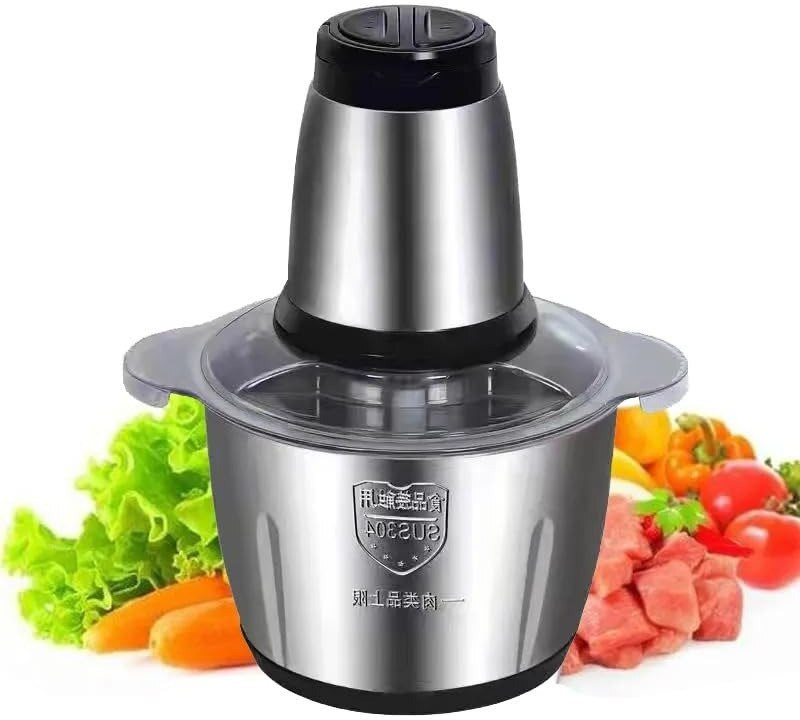 SANGOZ by NA Meat Grinder Electric Vegetable & Fruit Chopper(1Pcs Steel Meat Grinder)