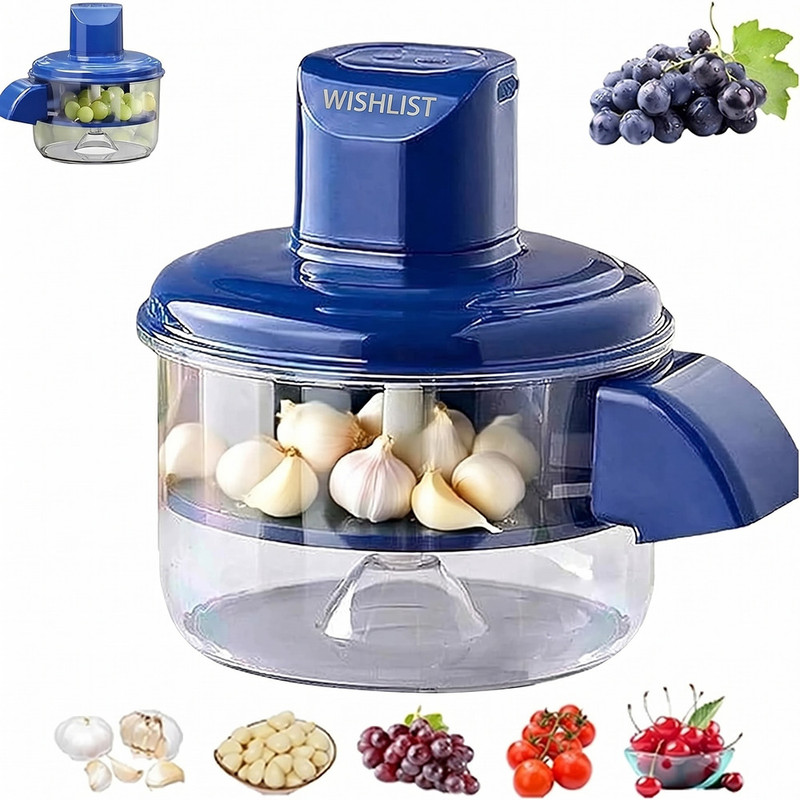 WISHLIST Automatic Fruit and Vegetable Peeler Machine for Kitchen | Electric Vegetable & Fruit Chopper(1 Multicolor)