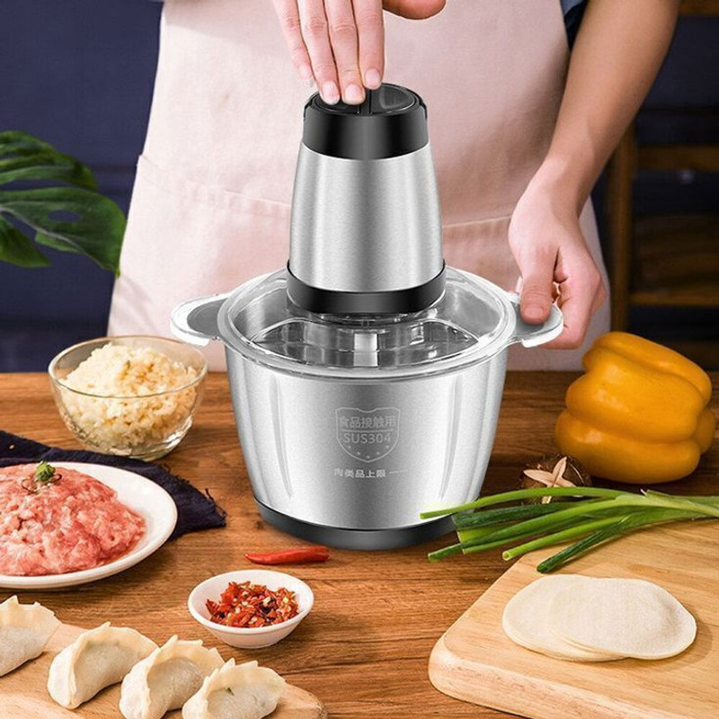 BazaarNest electric mincer machine Electric Vegetable & Fruit Chopper(1 FOOD CHOPPER)