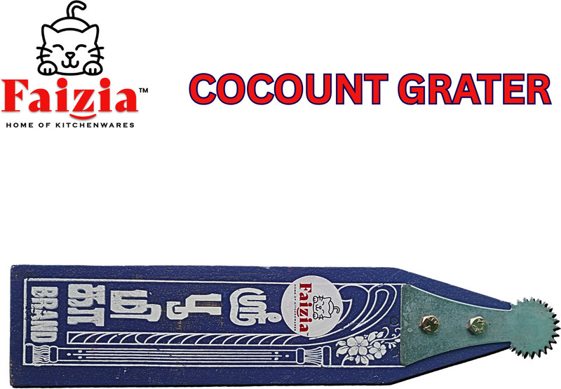 faizia scraper or chiravais with Stainless Steel Blade Coconut Grater Electric Coconut Slicer(1 chopper)