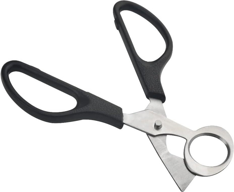 SHIDHMI Stainless Steel Quail-Egg Cutter Scissors Kitchen Egg Shears Tool Egg Slicer(1 Quail Egg cutter Scissors)