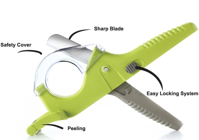 CRYSTAL Knife-cum-Peeler Vegetable Chopper(One chopper unit)