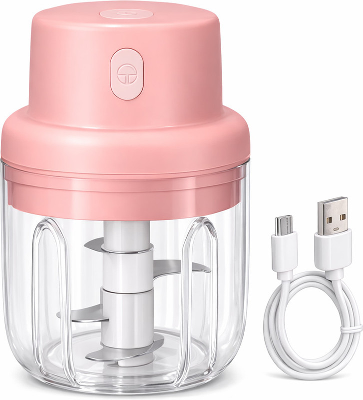 EasyLifeMart Easy Life Mart Electric Chopper Rechargeable One Touch Portable long-lasting Electric Vegetable & Fruit Chopper(1 x electric chopper)